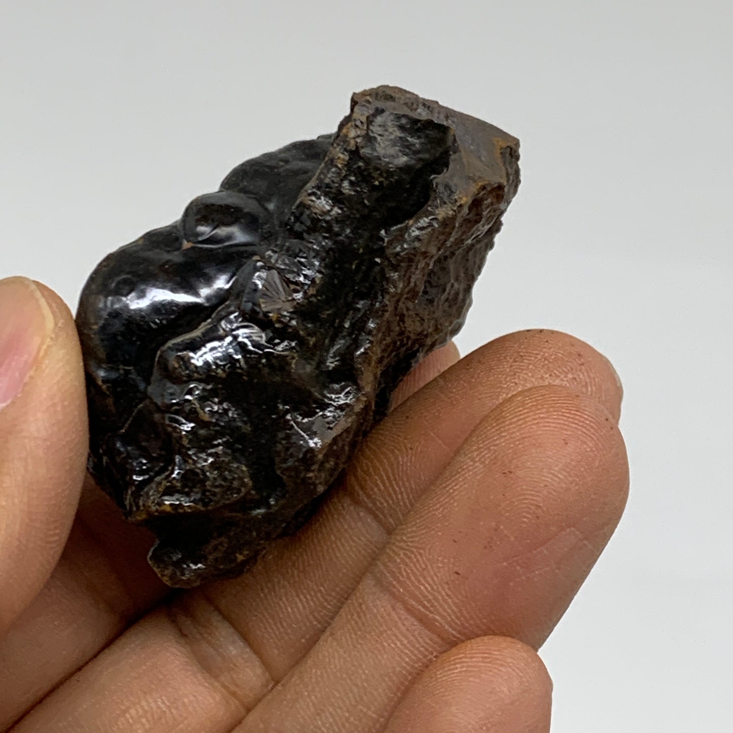 63.5g, 1.9"x1.2"x1", Rough Hematite Botryoidal Mineral Crystal, B37057