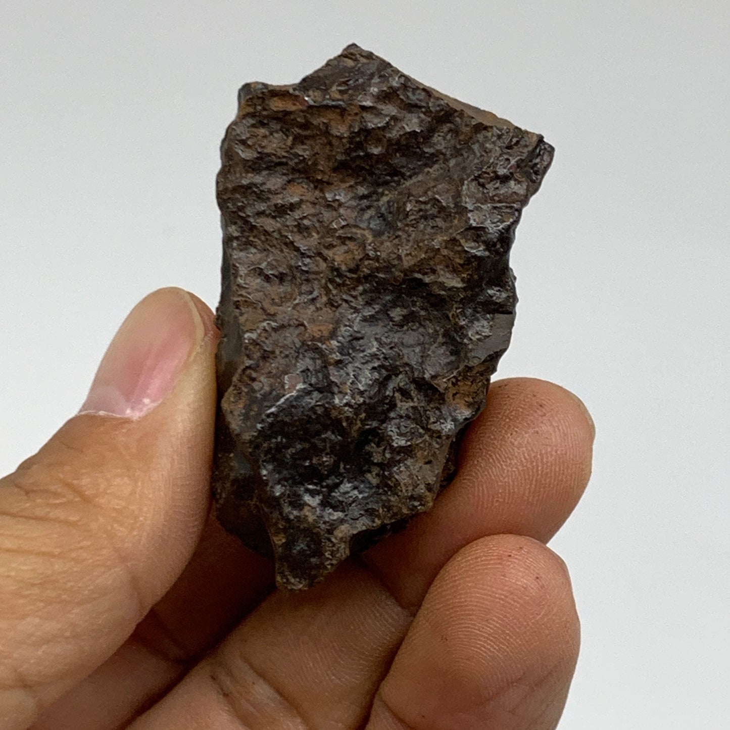 63.5g, 1.9"x1.2"x1", Rough Hematite Botryoidal Mineral Crystal, B37057