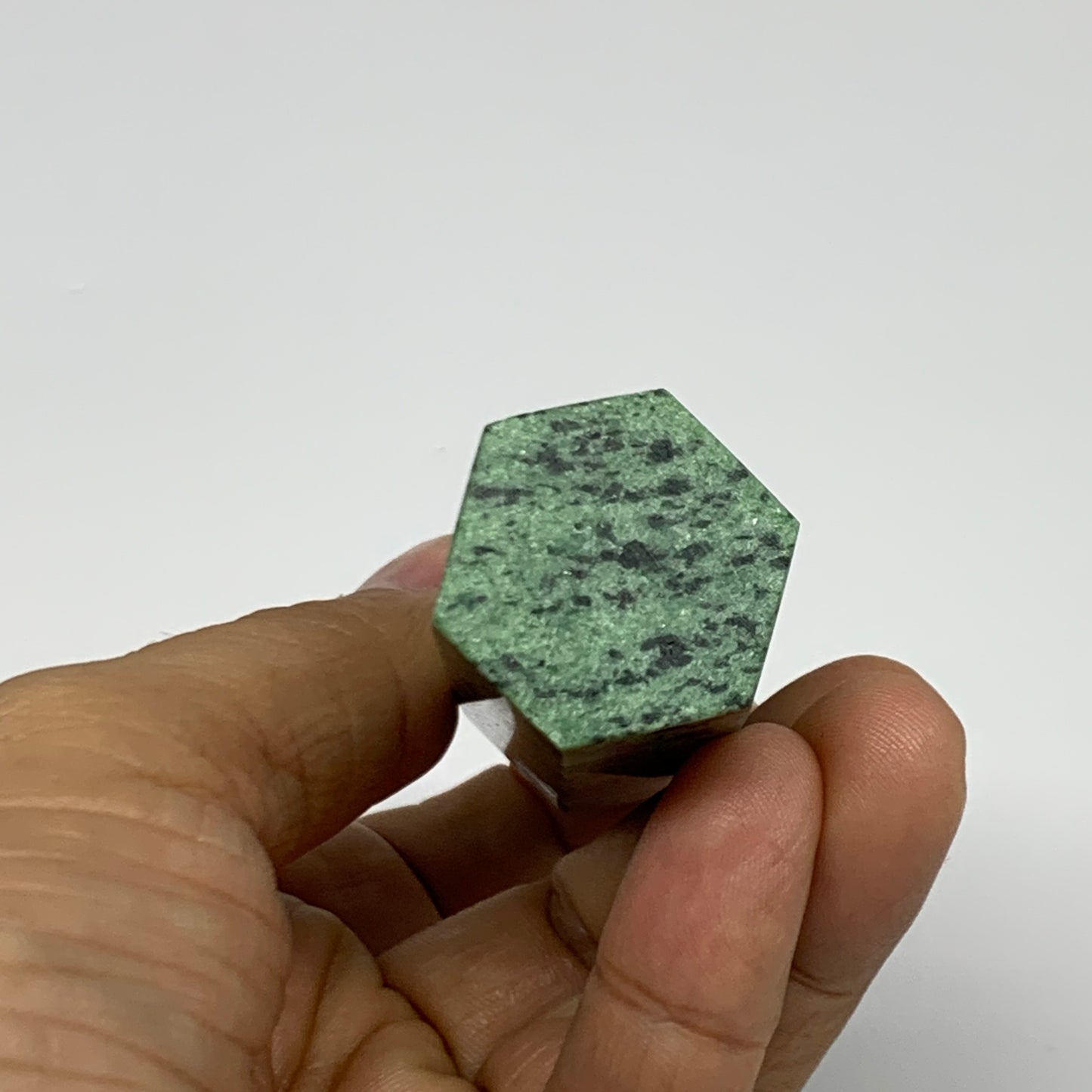 108.8g, 3"x0.9", Natural Ruby Zoisite Tower Point Obelisk @India, B31468