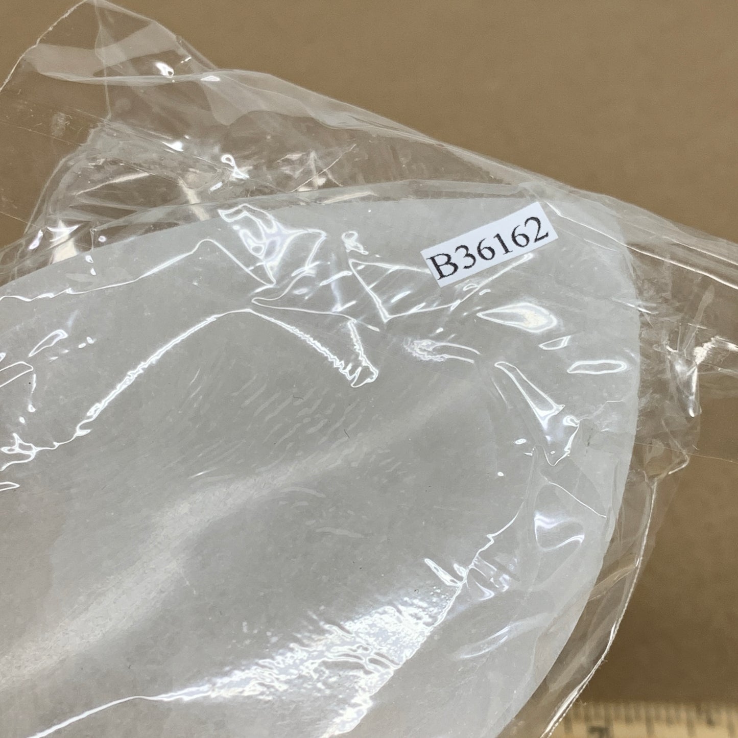 233g, 4.6"x2.7"x1.1", Natural Eye Shape Selenite Bowl Crystals, B36162