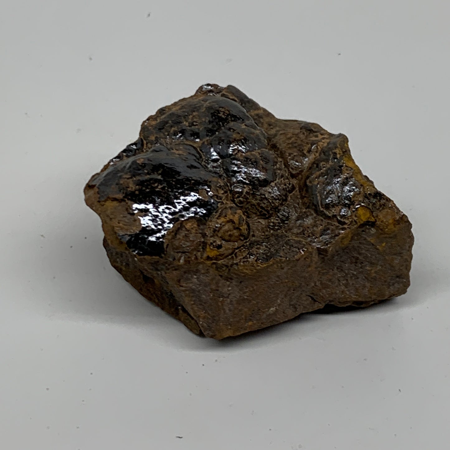 97.2g, 2.2"x1.6"x1", Rough Hematite Botryoidal Mineral Crystal, B37058