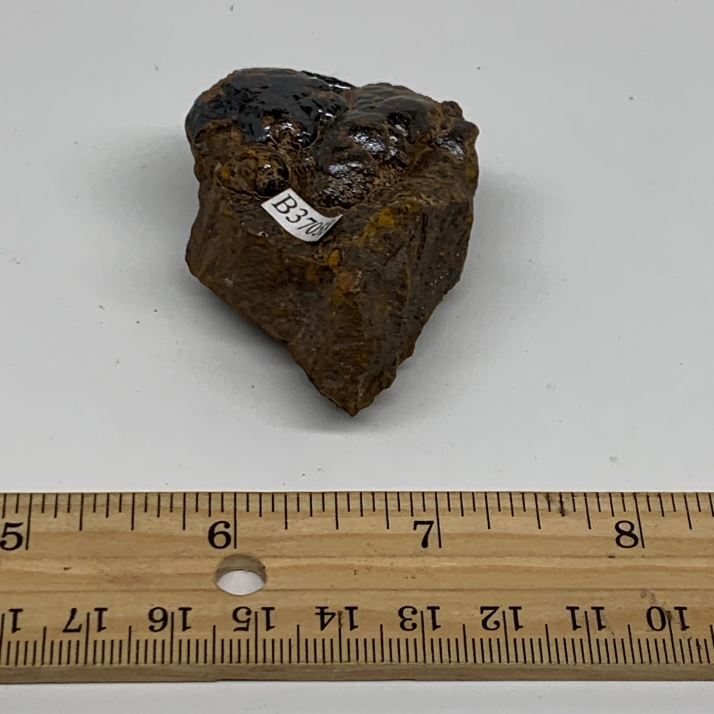 97.2g, 2.2"x1.6"x1", Rough Hematite Botryoidal Mineral Crystal, B37058