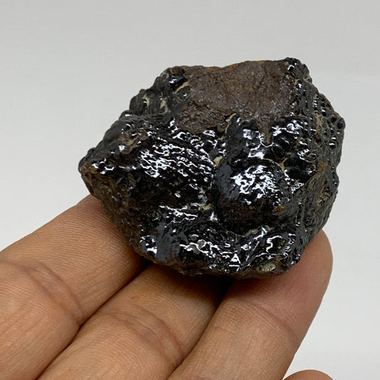 84.7g, 1.7"x1.7"x1.3", Rough Hematite Botryoidal Mineral Crystal, B37059