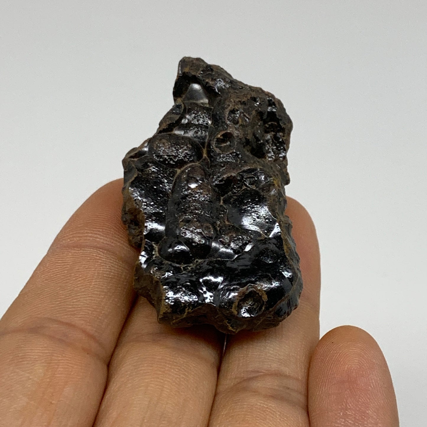 48.2g, 2"x1.1"x0.8", Rough Hematite Botryoidal Mineral Crystal, B37062