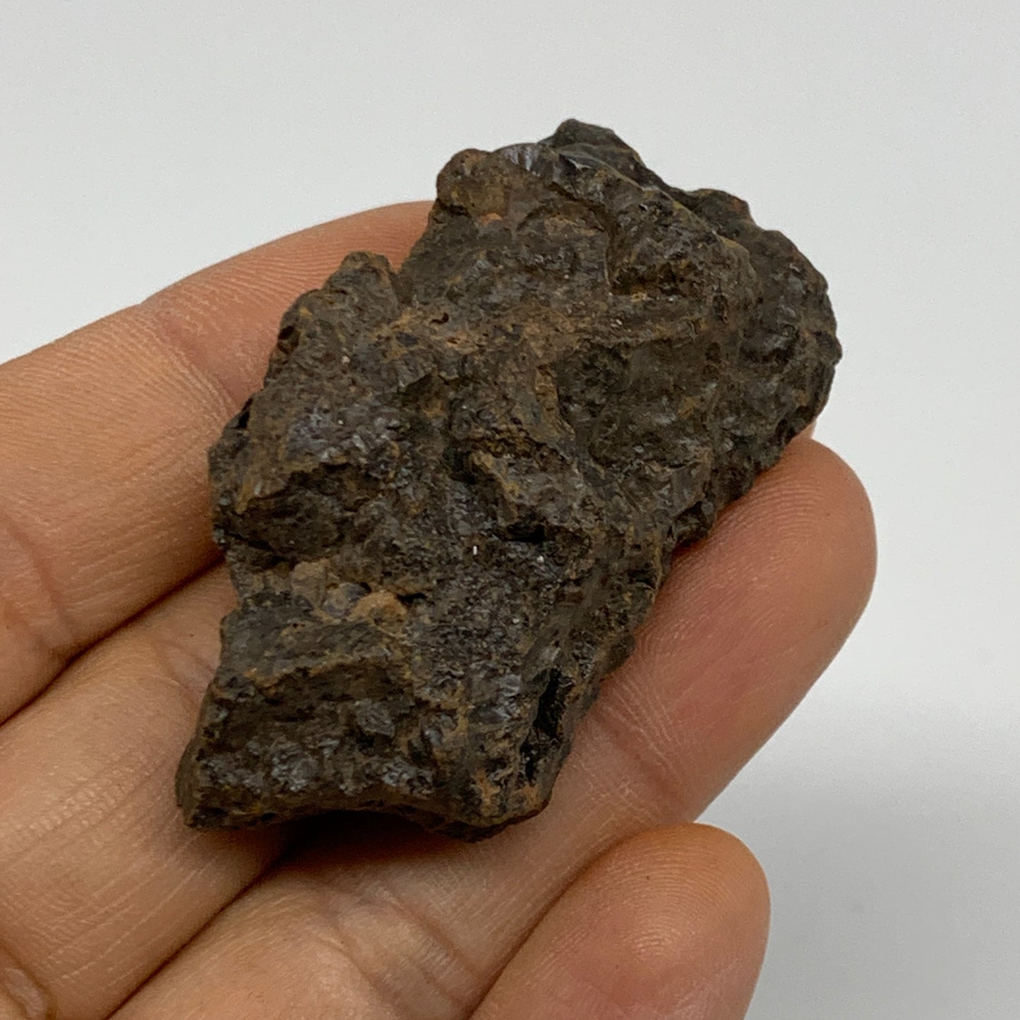 48.2g, 2"x1.1"x0.8", Rough Hematite Botryoidal Mineral Crystal, B37062