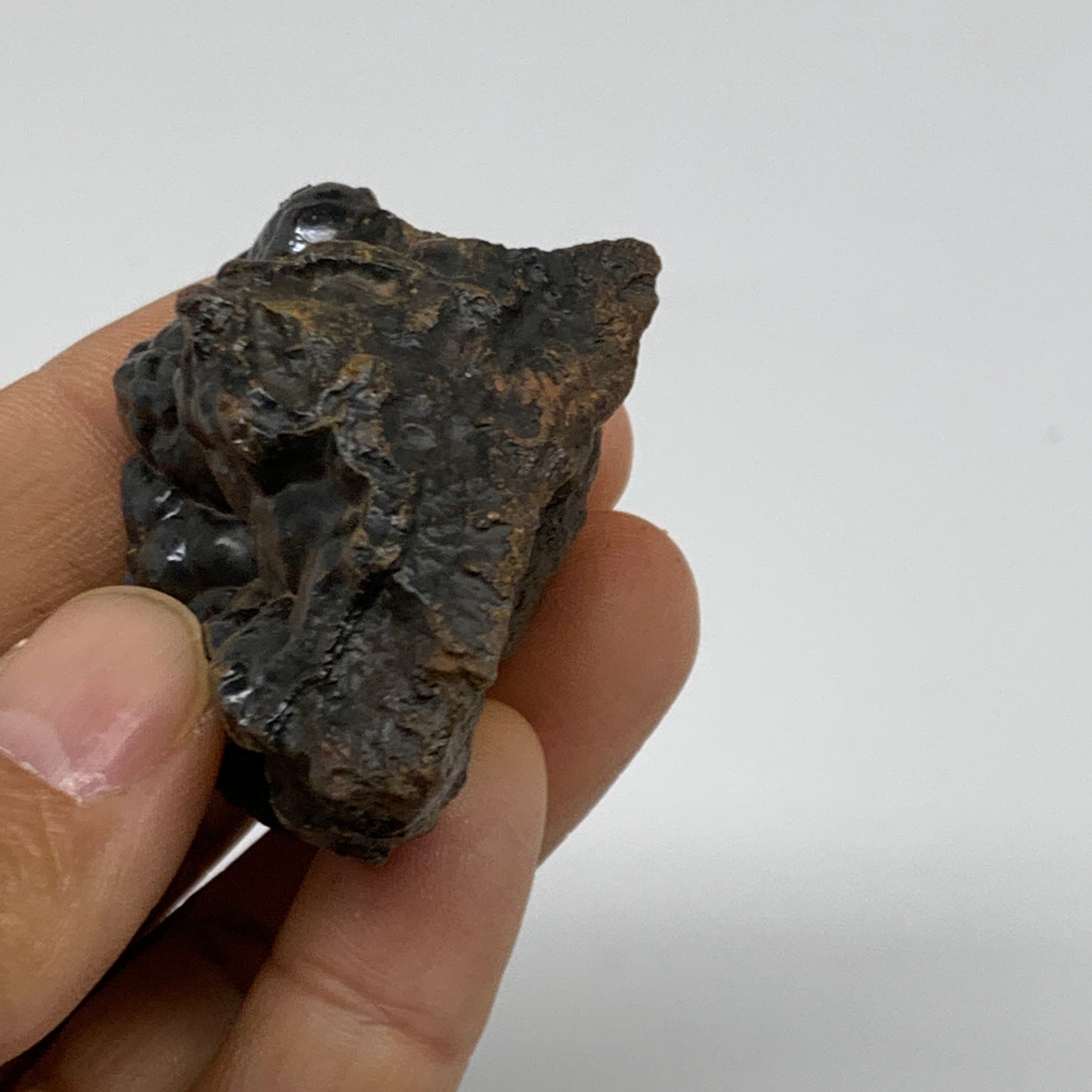 83g, 1.8"x1.6"x1.3", Rough Hematite Botryoidal Mineral Crystal, B37065