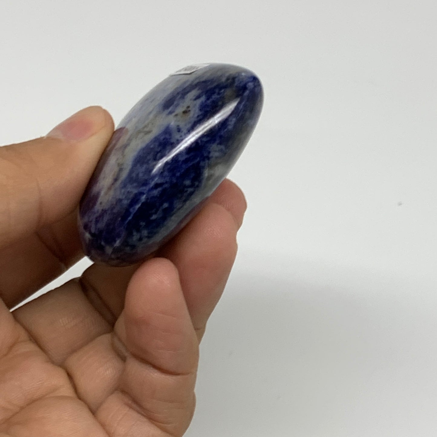 73.6g, 2"x2.2"x0.8", Natural Sodalite Heart Polished Gemstone, B34866