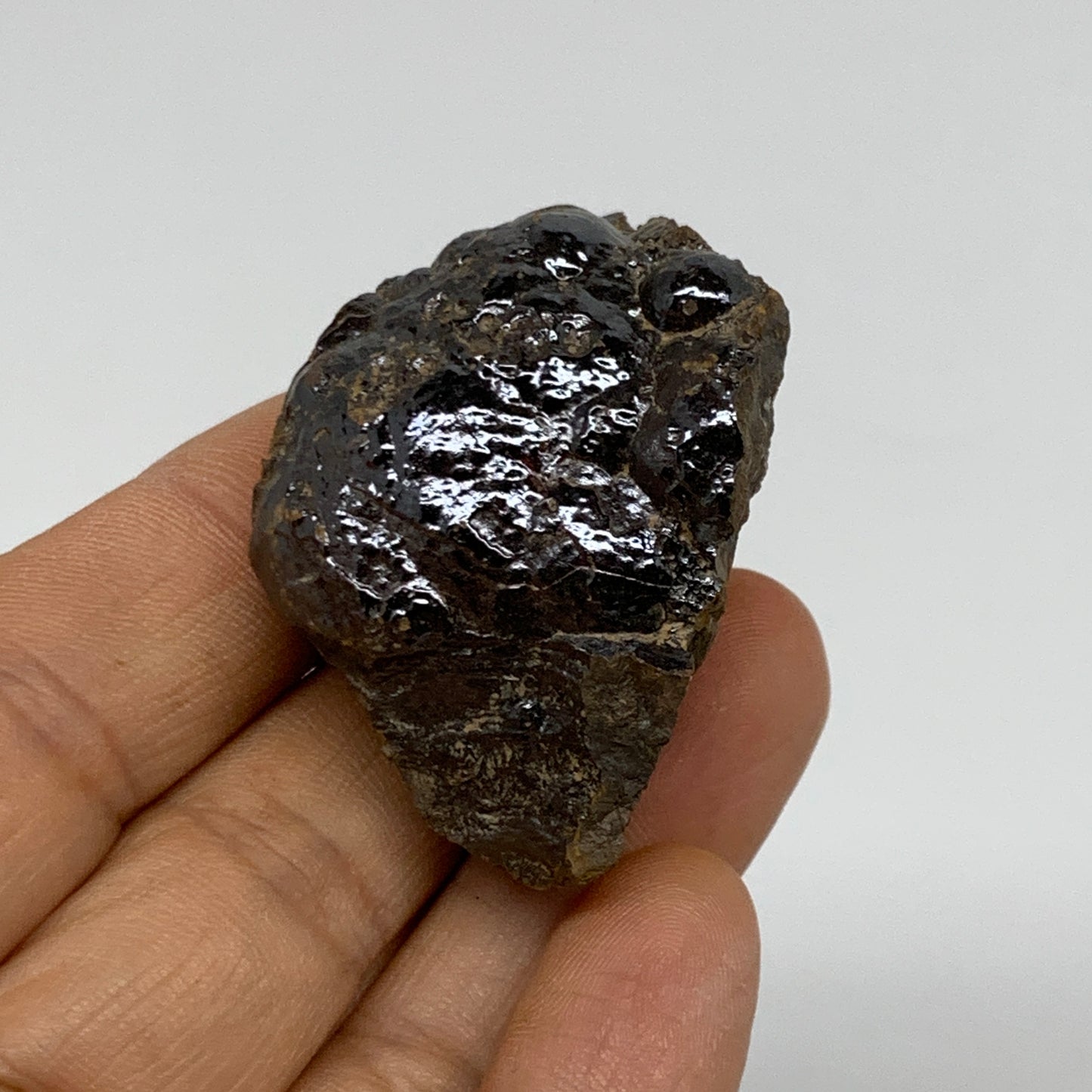57.4g, 1.8"x1.3"x1.2", Rough Hematite Botryoidal Mineral Crystal, B37067