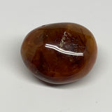 232.4g, 2.6"x2.2"x1.7", Red Carnelian Palm-Stone Gem Crystal Polished, B28396