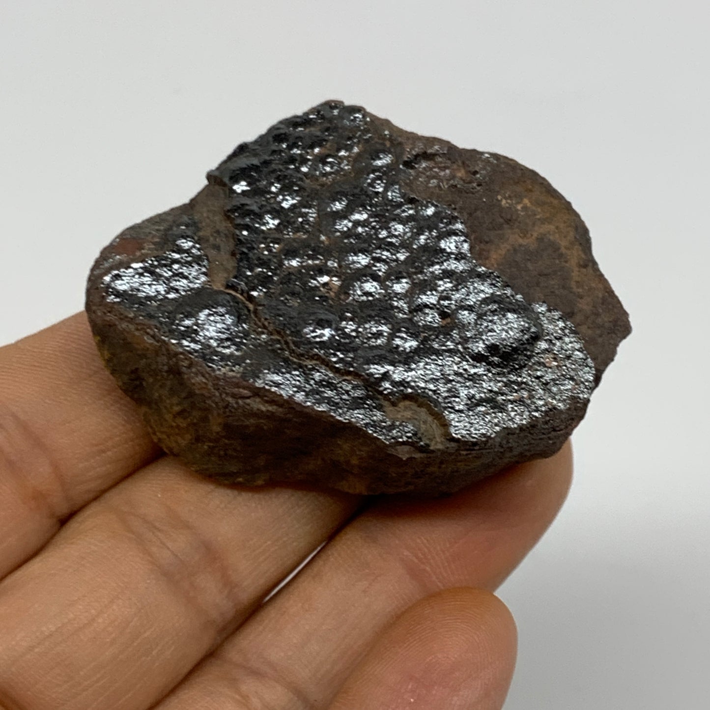 83.2g, 2"x1.5"x0.9", Rough Hematite Botryoidal Mineral Crystal, B37074