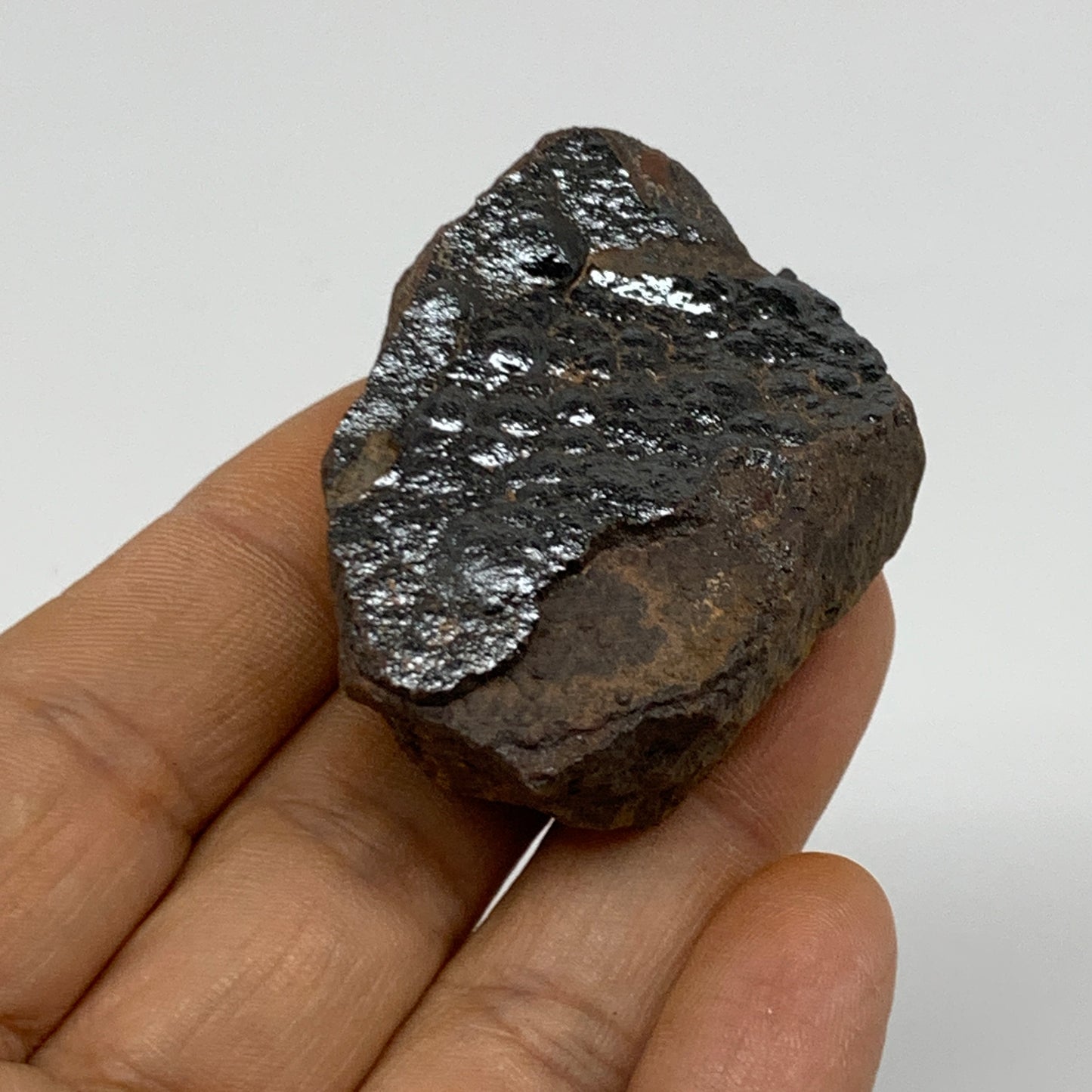 83.2g, 2"x1.5"x0.9", Rough Hematite Botryoidal Mineral Crystal, B37074