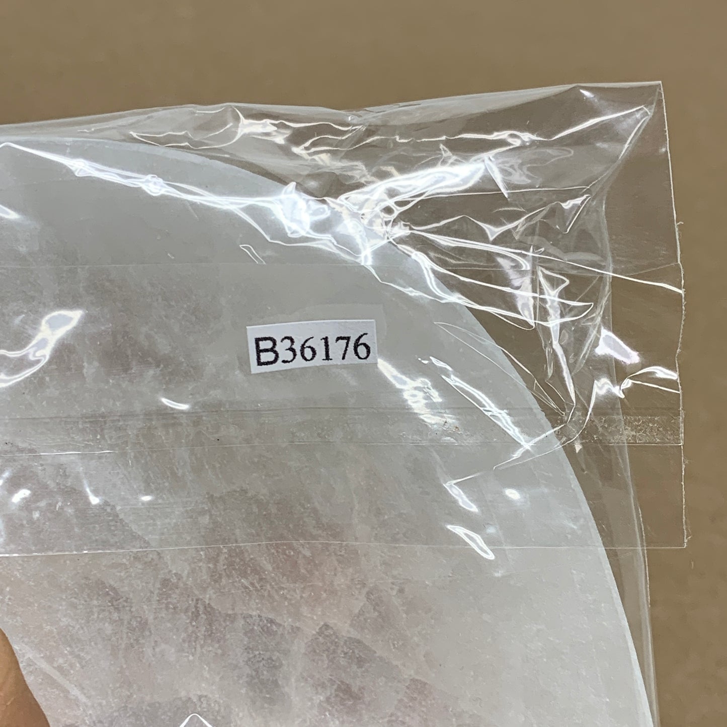 227g, 4.7"x2.7"x1.1", Natural Eye Shape Selenite Bowl Crystals, B36176