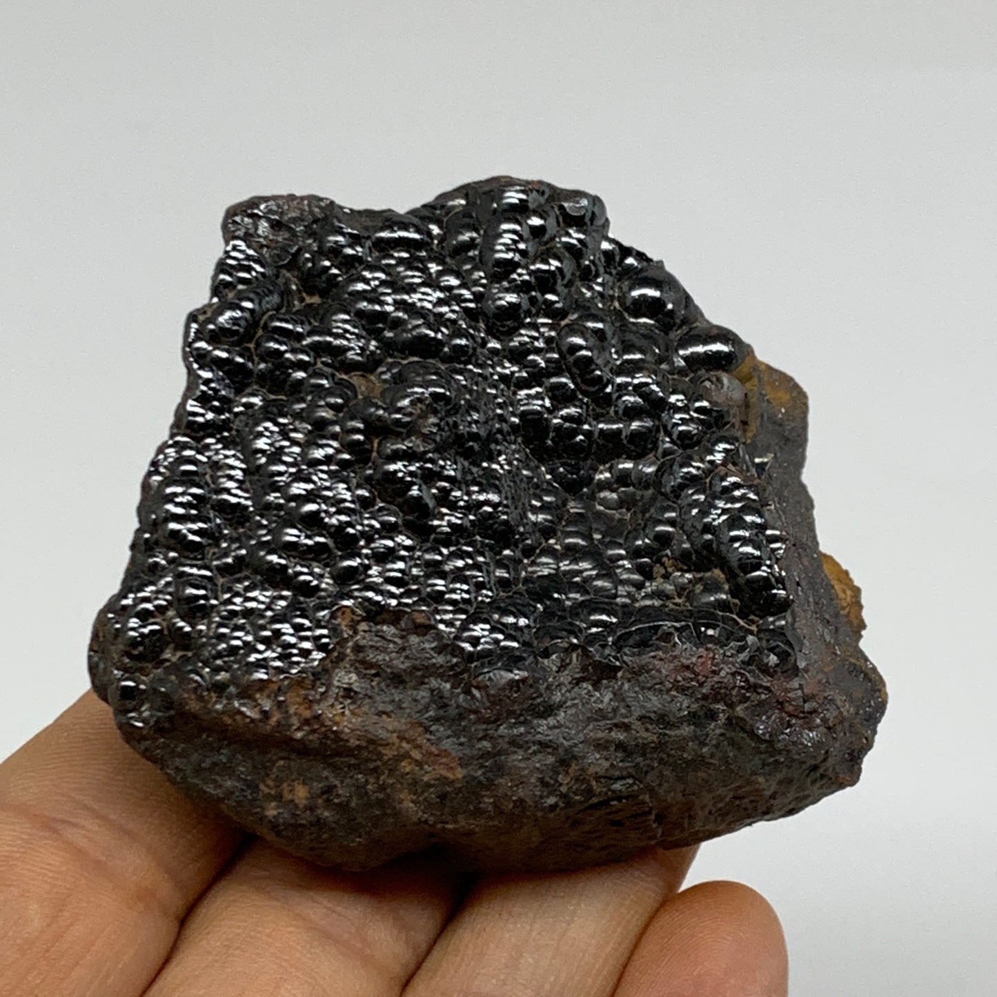195.9g, 2.3"x2"x1.1", Rough Hematite Botryoidal Mineral Crystal, B37076