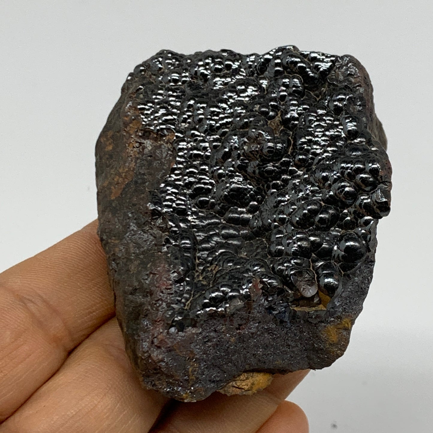 195.9g, 2.3"x2"x1.1", Rough Hematite Botryoidal Mineral Crystal, B37076