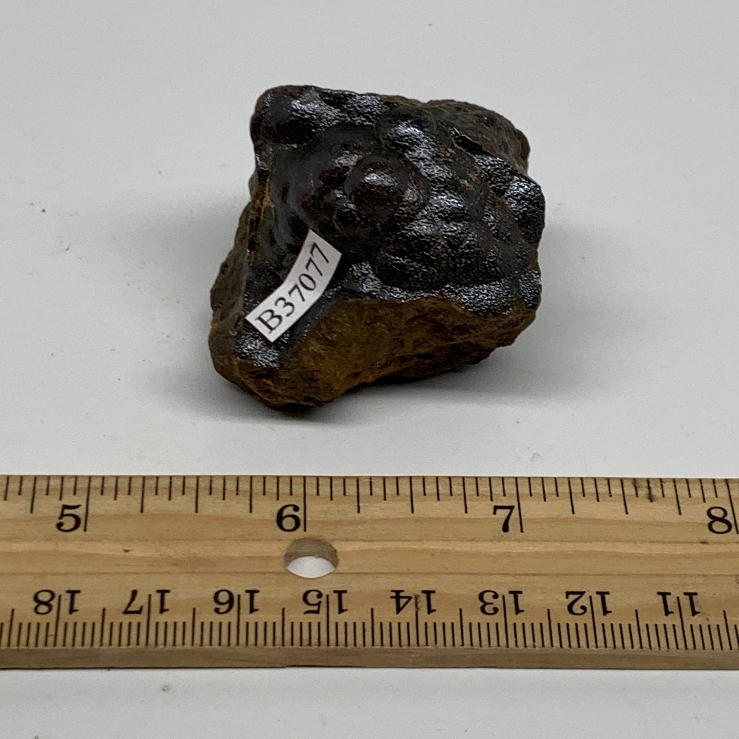 110g, 1.8"x1.7"x1.5", Rough Hematite Botryoidal Mineral Crystal, B37077