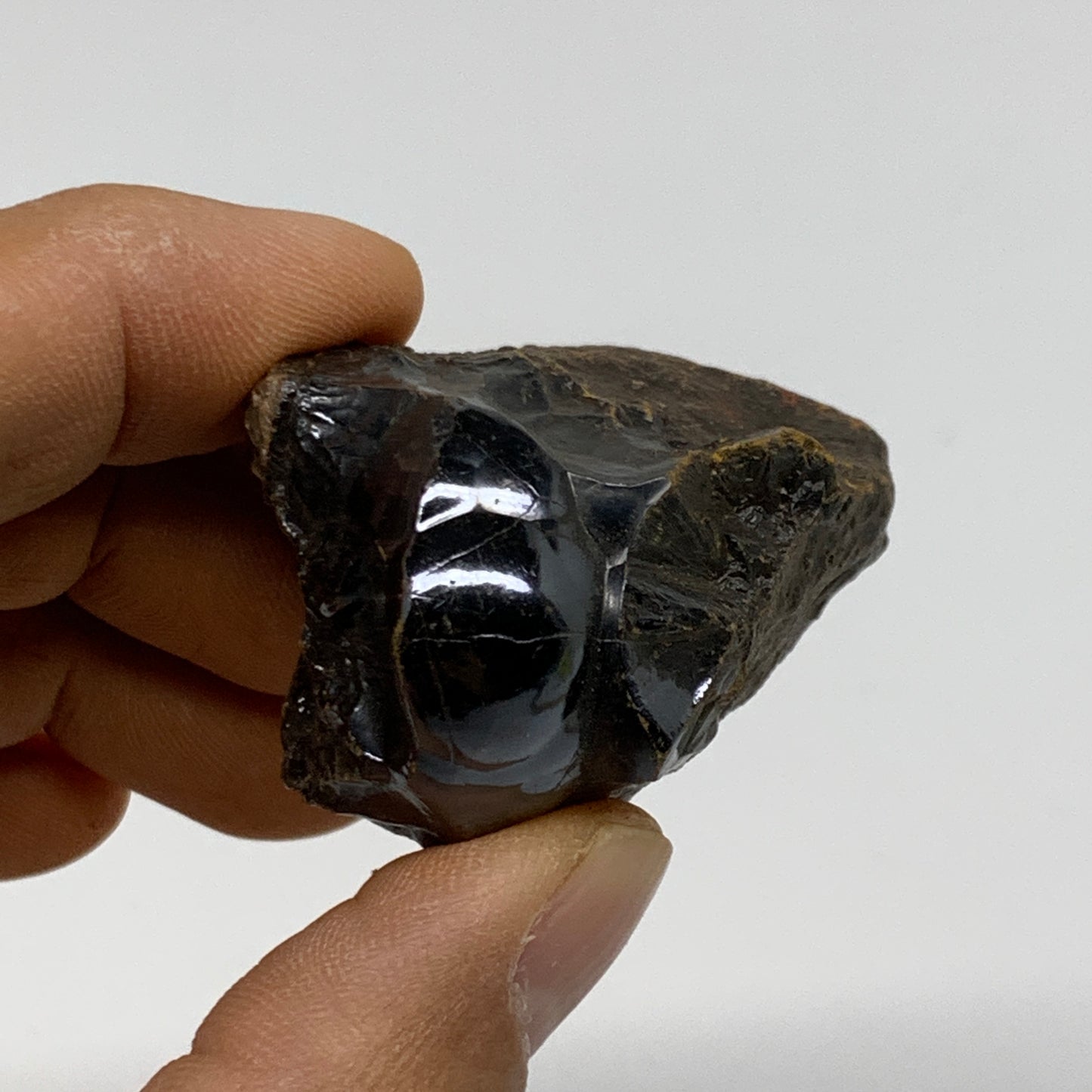 99.9g, 1.5", 2pcs, Rough Hematite Botryoidal Mineral Crystal @Morocco, B37081