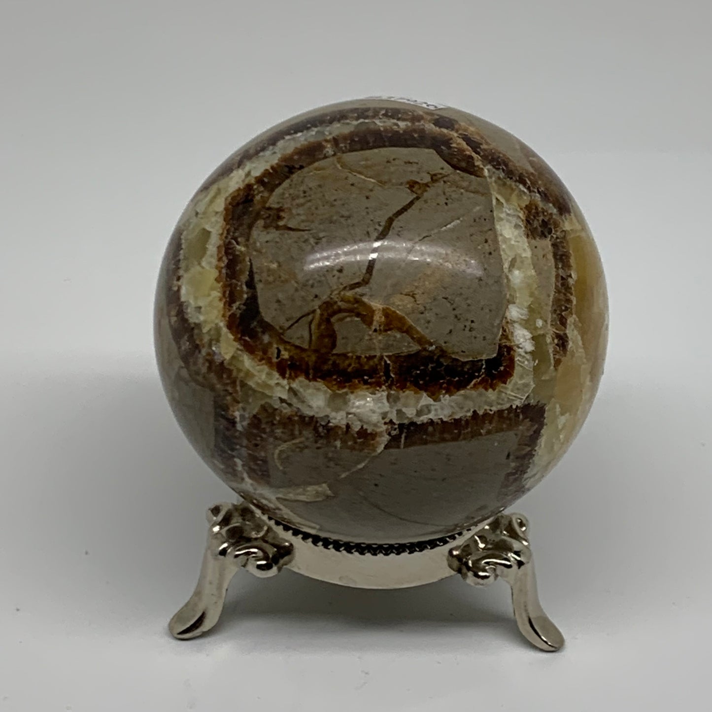 1.13 lbs, 2.8" (71mm), Natural Septarian Sphere Crystal Gemstone Ball, B37926