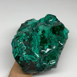 9.76 lbs, 8.5"x6"x3.2" Natural Malachite Azurite Freeform Mineral @Congo, B32795