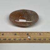 107.7g,2.5"x1.7"x1", Red Hematoid Fire Quartz Palm-Stone Crystal Polished, B3066