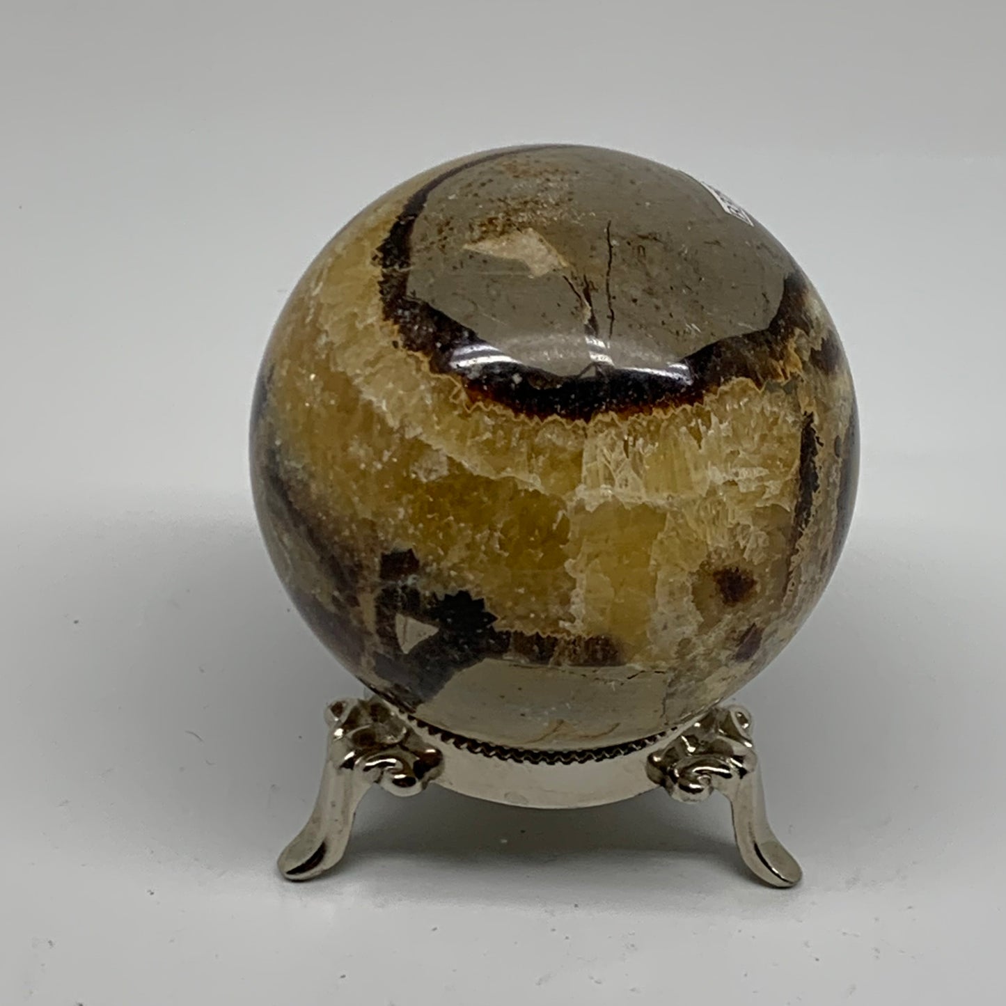 1.16 lbs, 2.9" (72mm), Natural Septarian Sphere Crystal Gemstone Ball, B37933