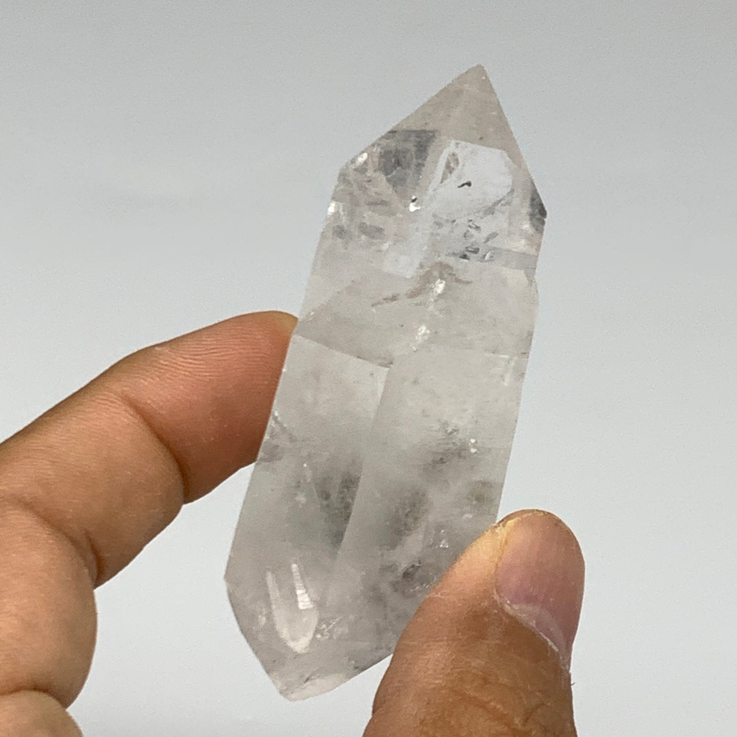 82.6g, 2.7"x1.4"x0.9", Chlorine Quartz Crystal Mineral,Specimen Terminated,B2764