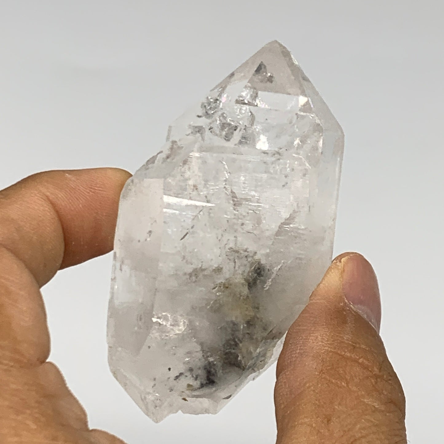 82.6g, 2.7"x1.4"x0.9", Chlorine Quartz Crystal Mineral,Specimen Terminated,B2764