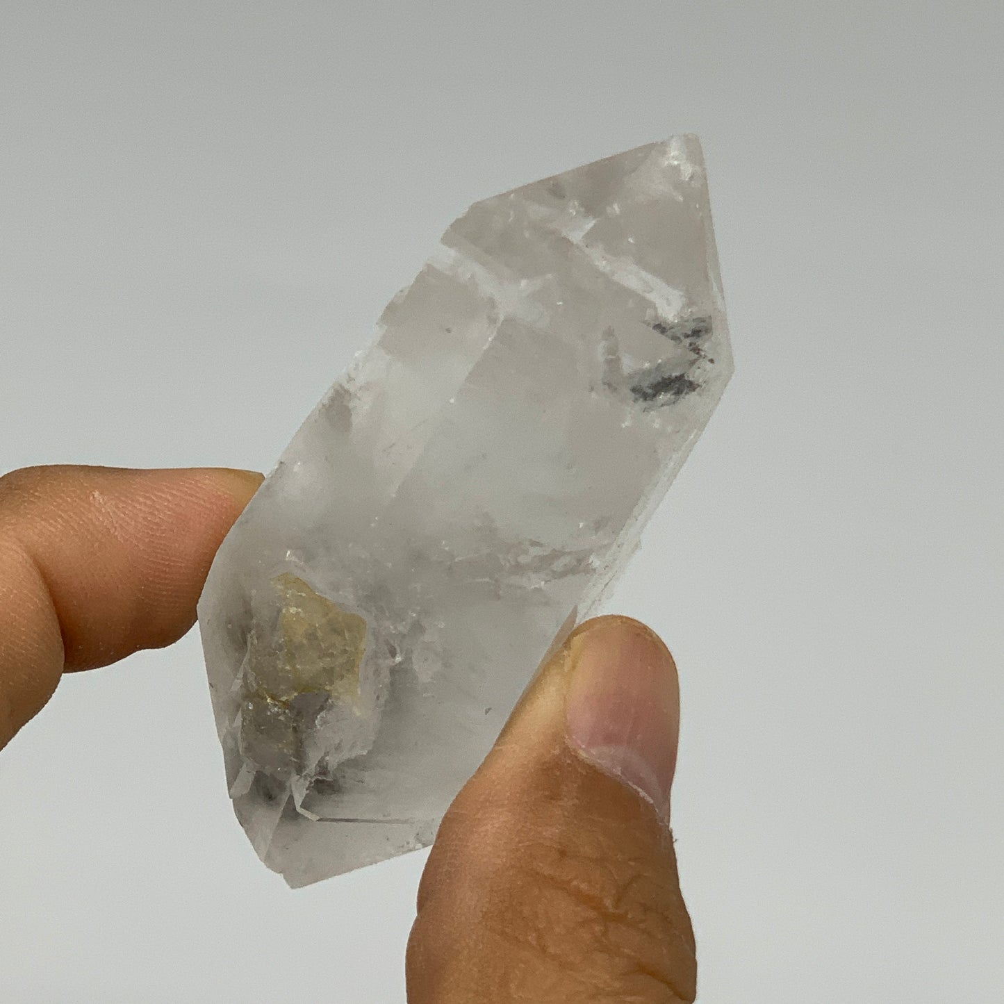 82.6g, 2.7"x1.4"x0.9", Chlorine Quartz Crystal Mineral,Specimen Terminated,B2764