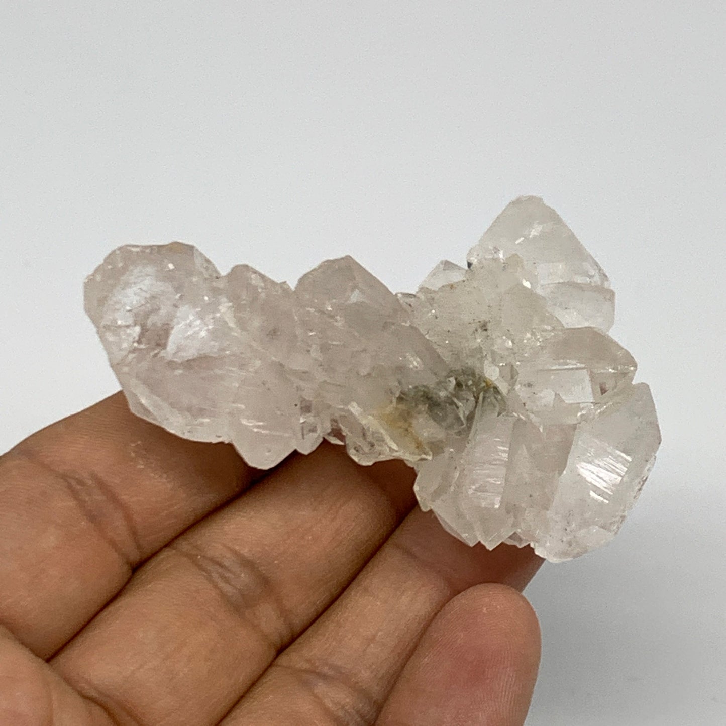 49.8g, 2.6"x1.9"x0.9", Chlorine Quartz Crystal Mineral,Specimen Terminated,B2764