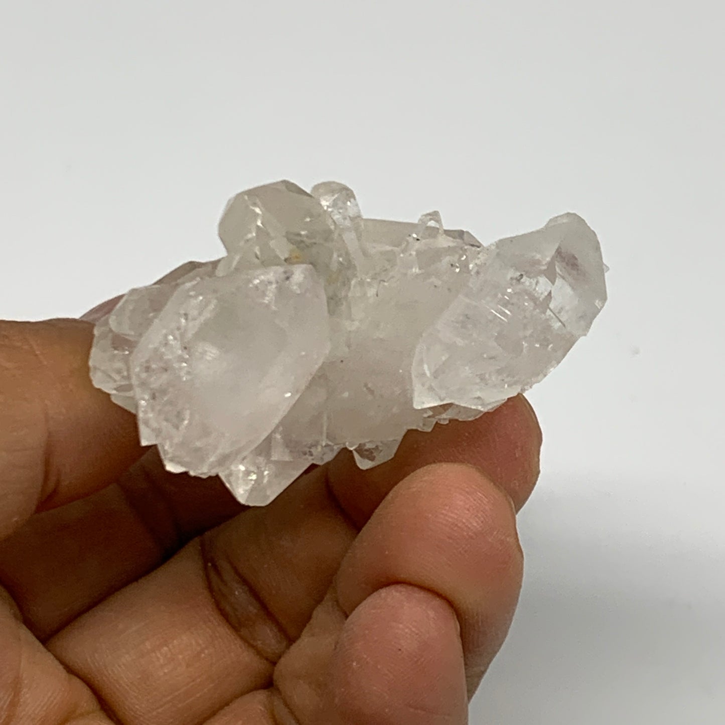 49.8g, 2.6"x1.9"x0.9", Chlorine Quartz Crystal Mineral,Specimen Terminated,B2764