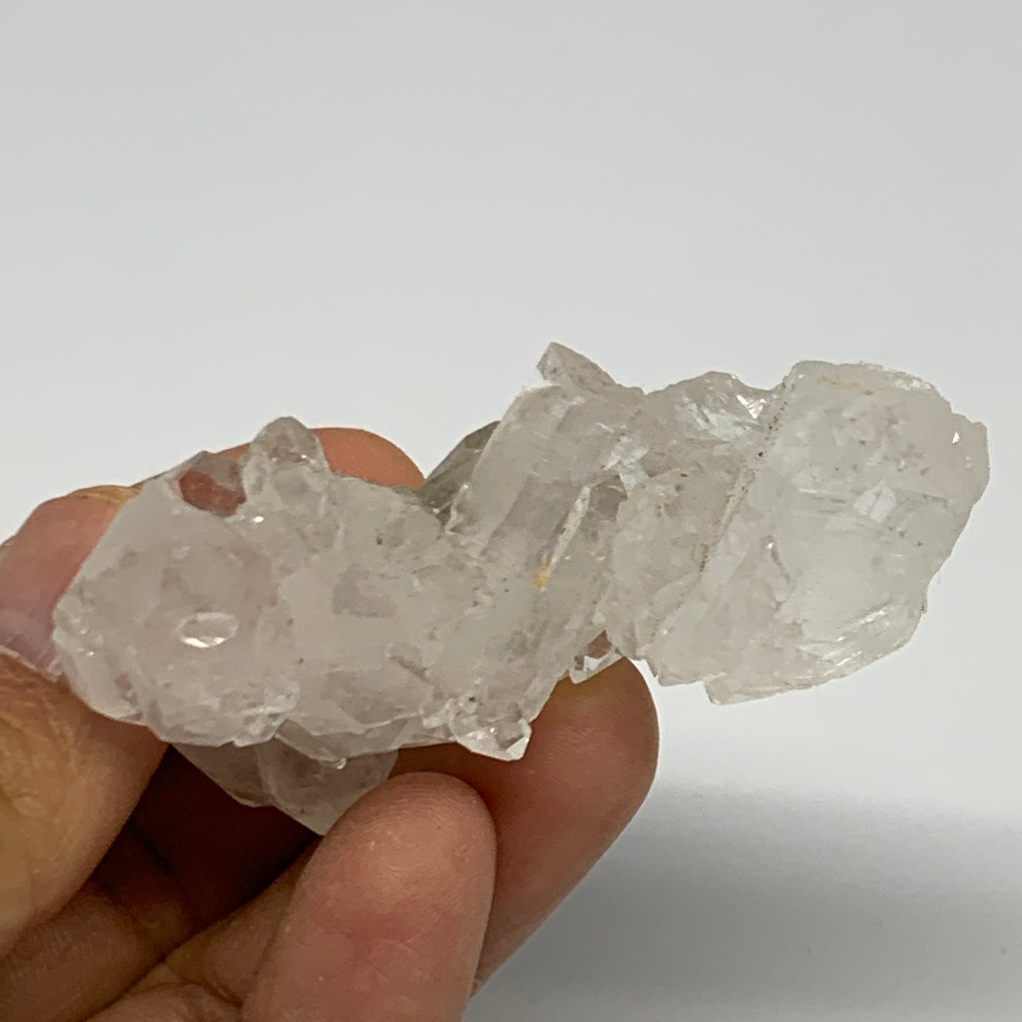 49.8g, 2.6"x1.9"x0.9", Chlorine Quartz Crystal Mineral,Specimen Terminated,B2764