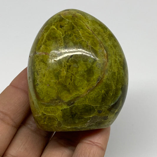 147.8g, 2.4"x2"x1.4", Green Opal Crystal Freeform Polished Gemstone, B34112