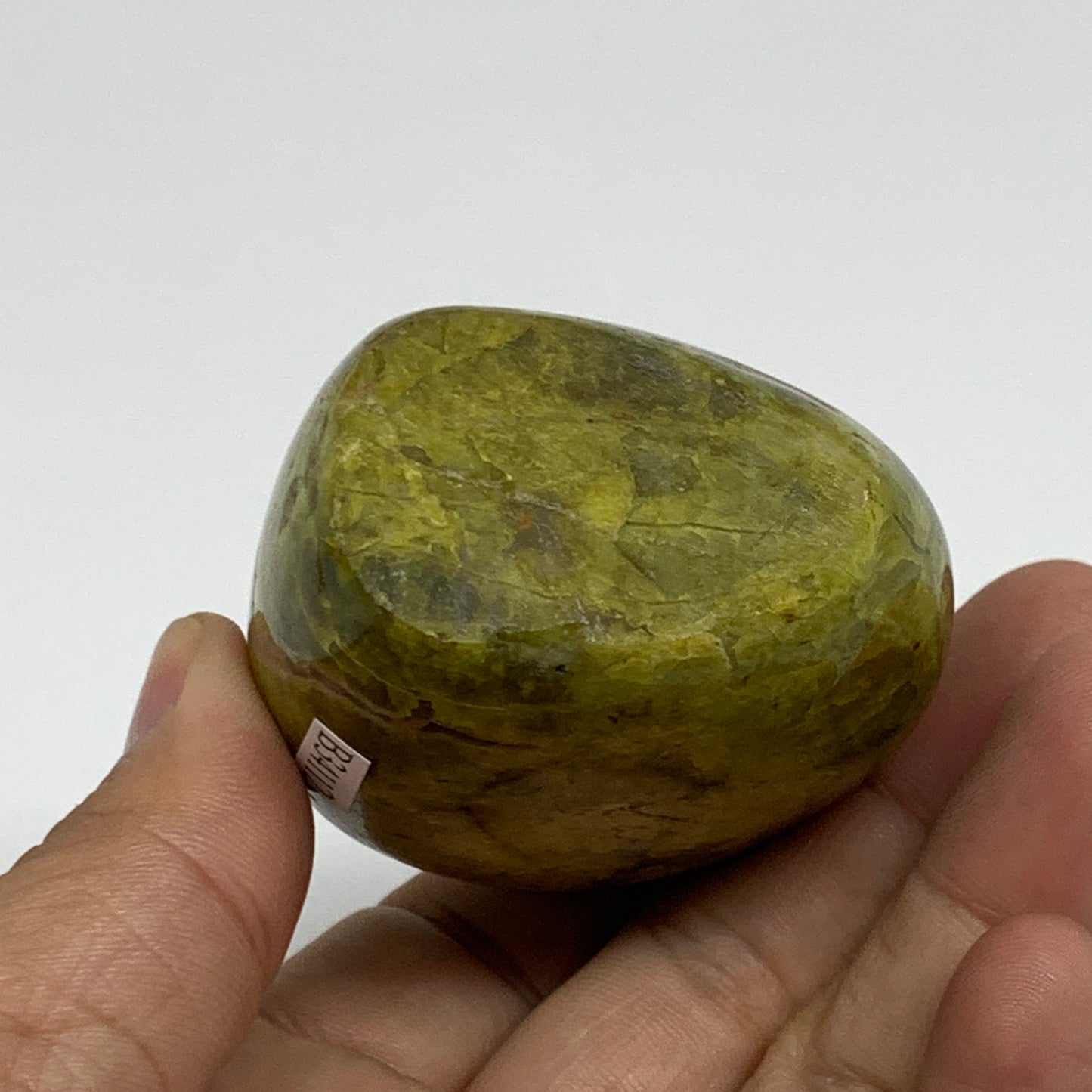 147.8g, 2.4"x2"x1.4", Green Opal Crystal Freeform Polished Gemstone, B34112