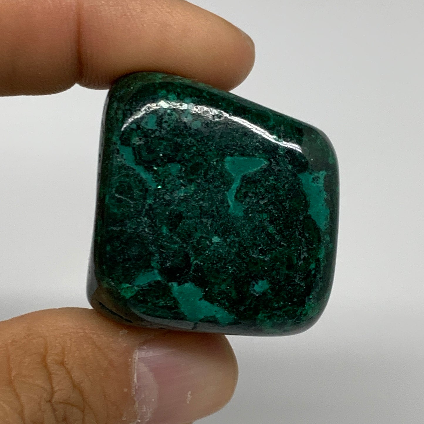 167.3g, 1.2"-1.6", 3pcs, Natural Small Malachite Tumbled Polished, B32816