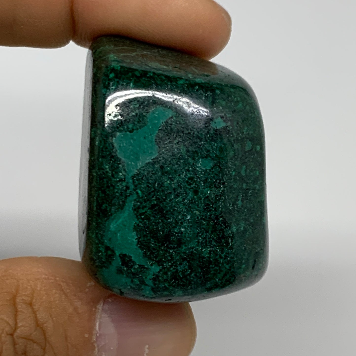 167.3g, 1.2"-1.6", 3pcs, Natural Small Malachite Tumbled Polished, B32816