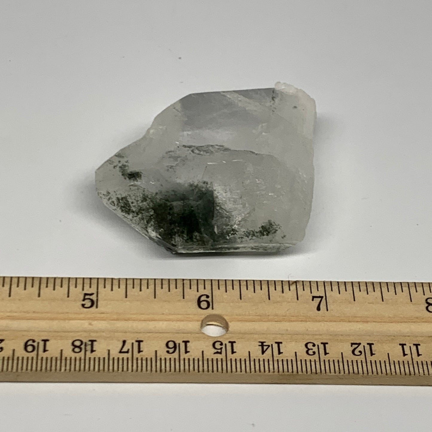 64.6g, 2"x1.7"x0.7", Chlorine Quartz Crystal Mineral,Specimen Terminated,B27653
