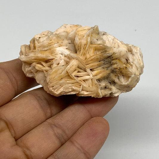 123.9g, 2.5"x1.7"x1.3", Natural Golden Barite Mineral Specimen, B33480