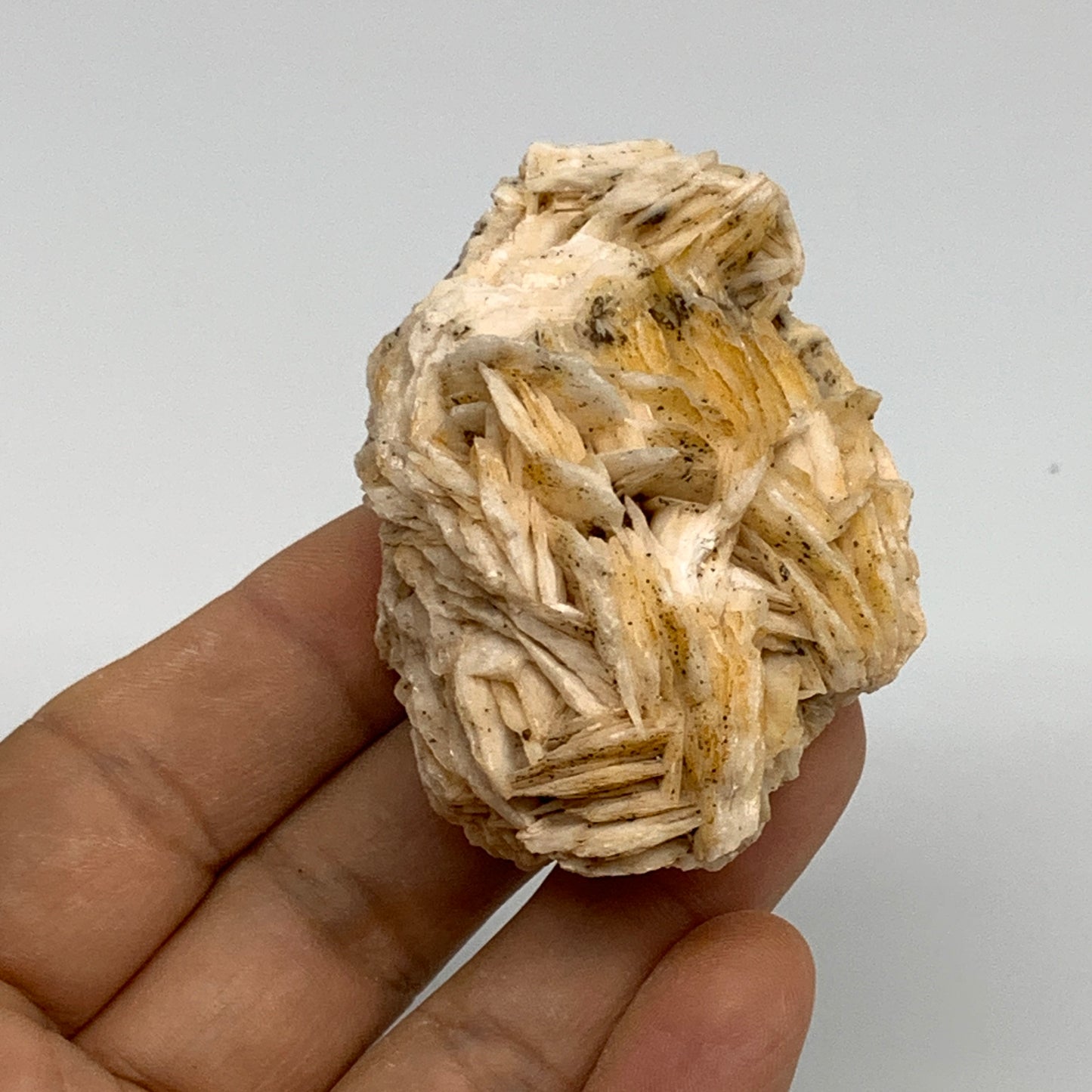 123.9g, 2.5"x1.7"x1.3", Natural Golden Barite Mineral Specimen, B33480