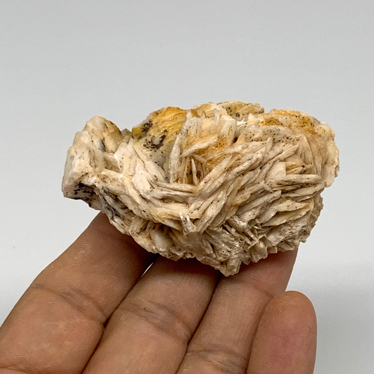 123.9g, 2.5"x1.7"x1.3", Natural Golden Barite Mineral Specimen, B33480