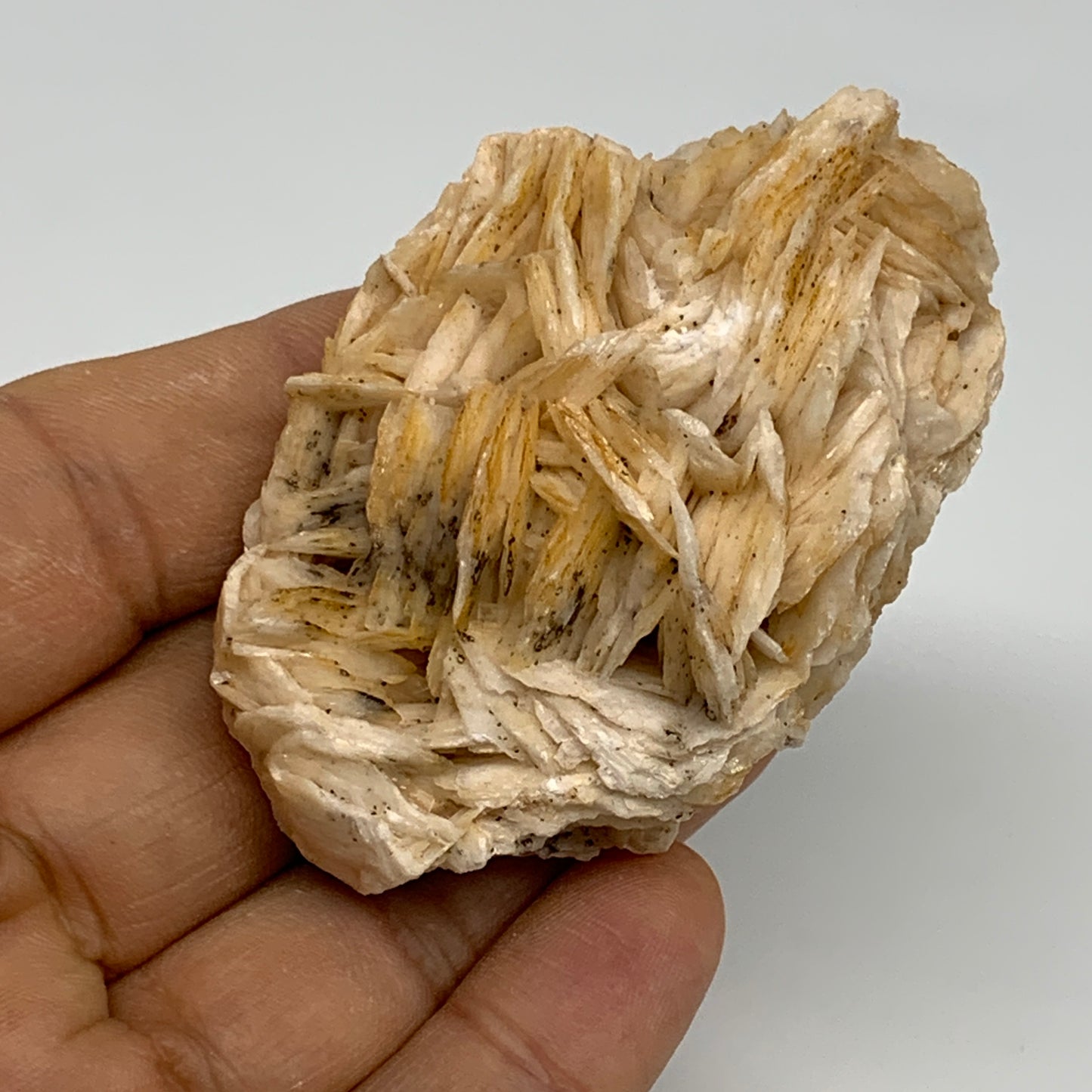 123.9g, 2.5"x1.7"x1.3", Natural Golden Barite Mineral Specimen, B33480