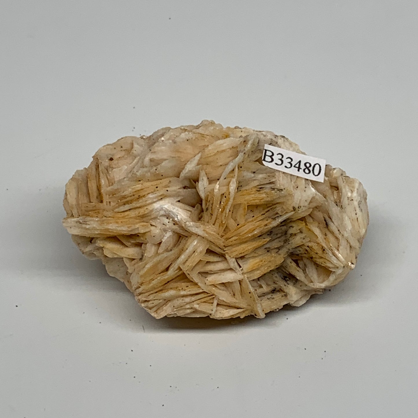 123.9g, 2.5"x1.7"x1.3", Natural Golden Barite Mineral Specimen, B33480