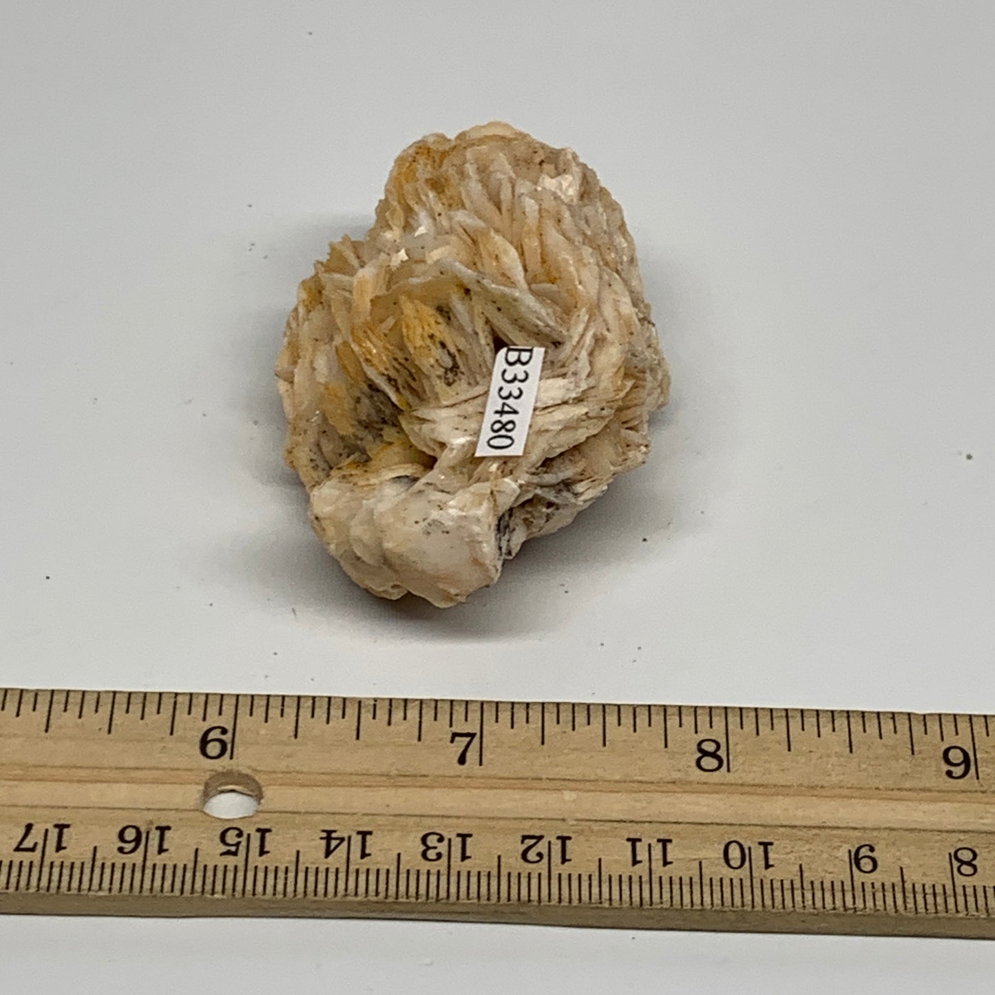 123.9g, 2.5"x1.7"x1.3", Natural Golden Barite Mineral Specimen, B33480