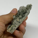 66.9g, 3"x1.9"x0.9", Chlorine Quartz Crystal Mineral,Specimen Terminated,B27655
