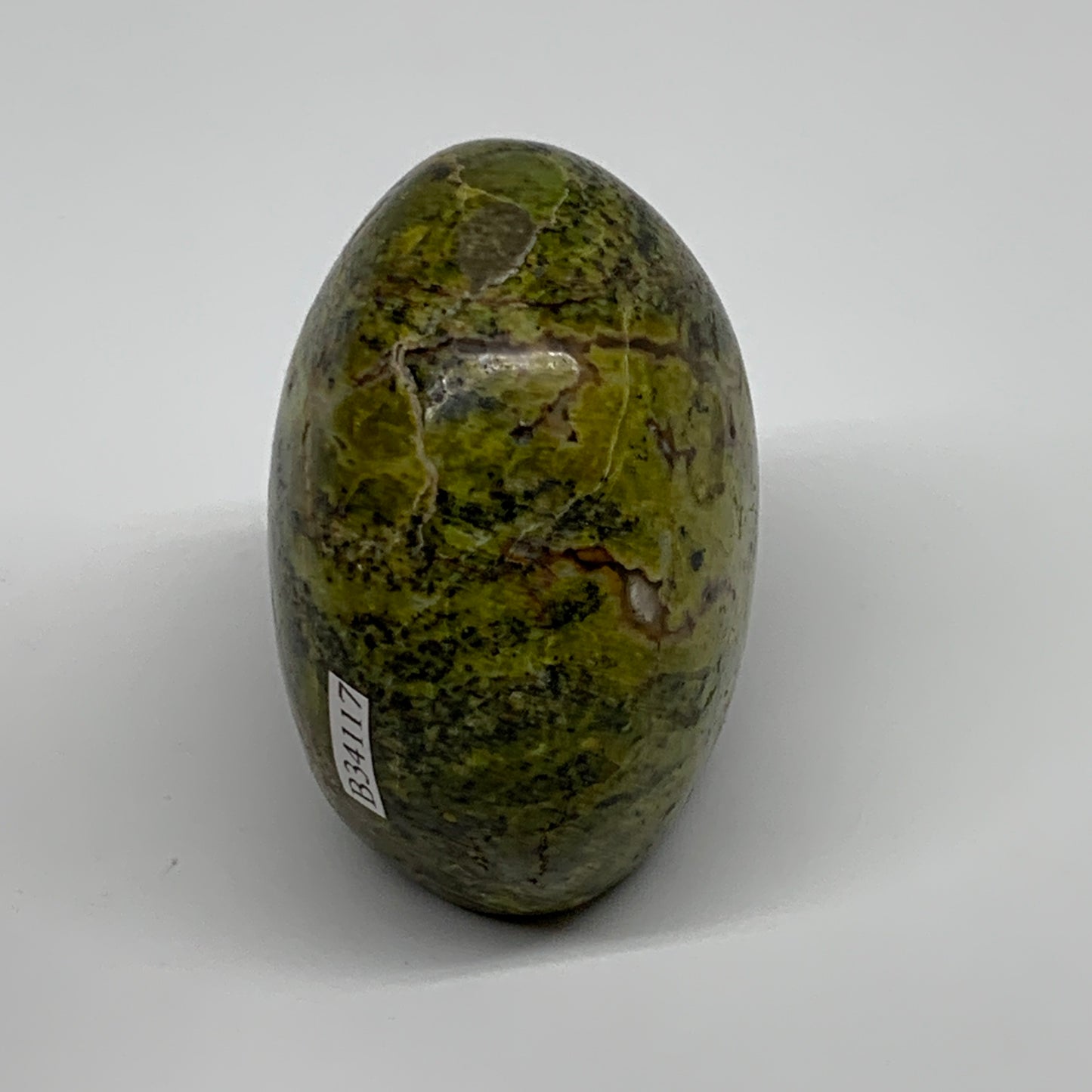 209.9g, 2.4"x2.4"x1.7", Green Opal Crystal Freeform Polished Gemstone, B34117