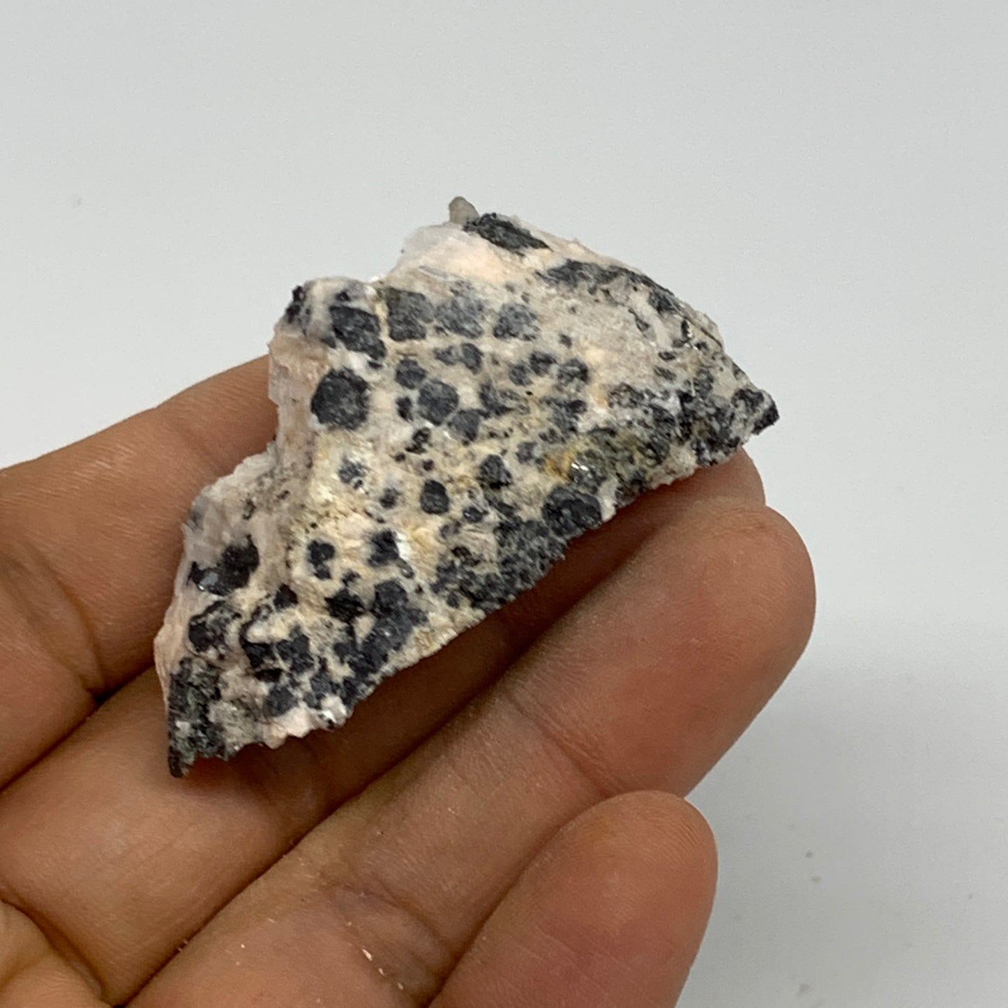 65.5g, 2.2"x1.1"x0.7", Cerussite on Galena Barite Quartz Mineral Specimen, B3348