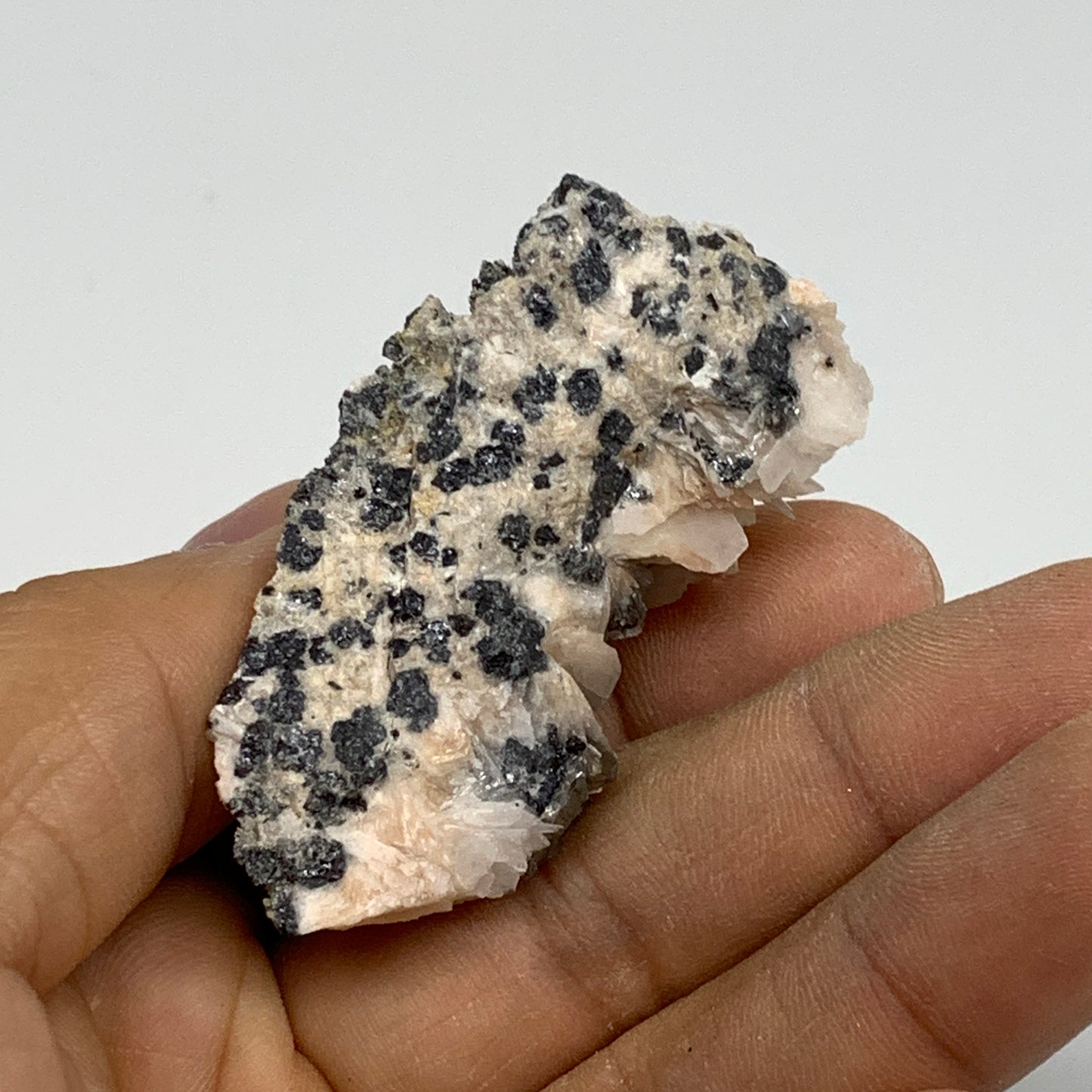 65.5g, 2.2"x1.1"x0.7", Cerussite on Galena Barite Quartz Mineral Specimen, B3348