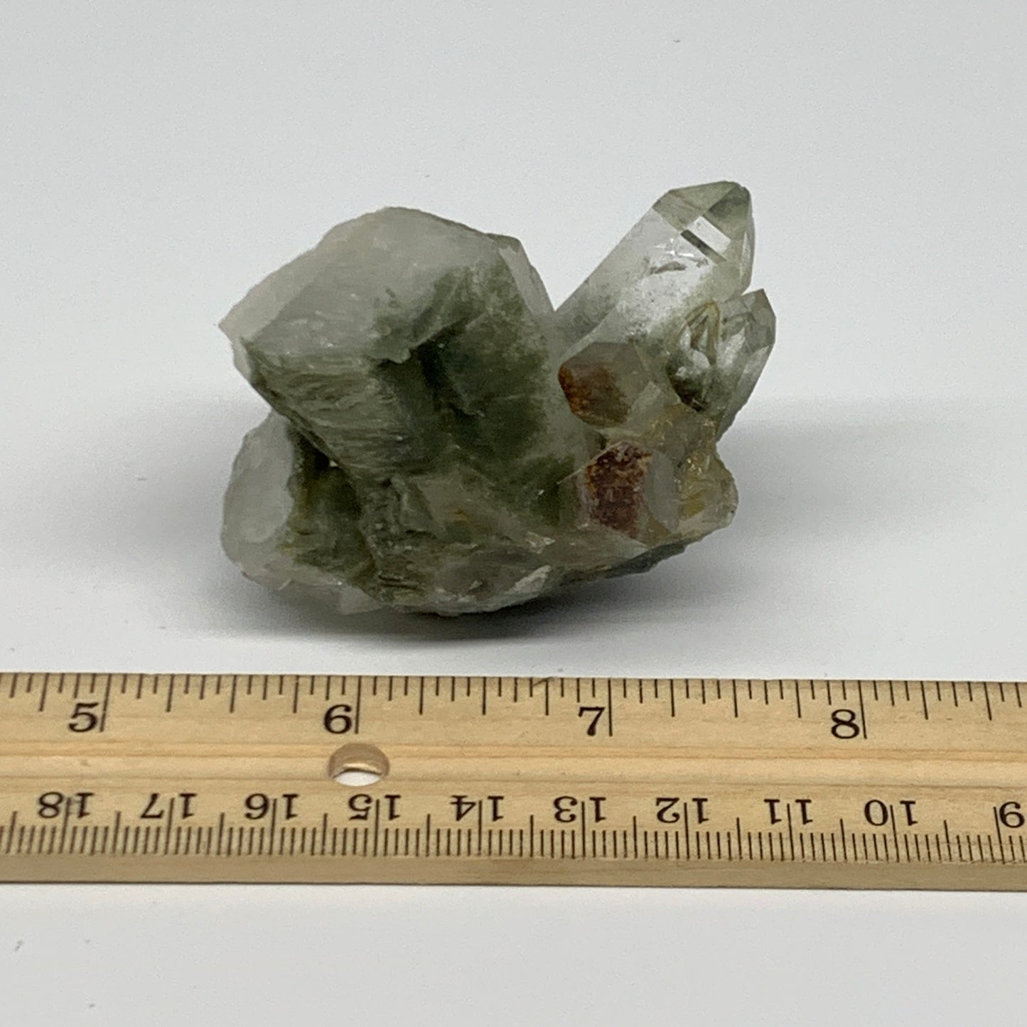 103g, 2.6"x1.9"x1.6", Chlorine Quartz Crystal Mineral,Specimen Terminated,B27657