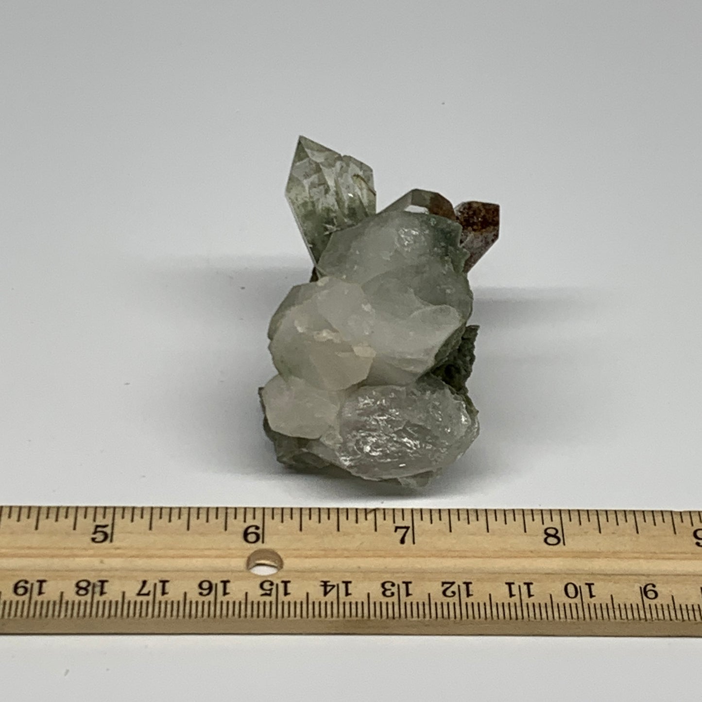 103g, 2.6"x1.9"x1.6", Chlorine Quartz Crystal Mineral,Specimen Terminated,B27657