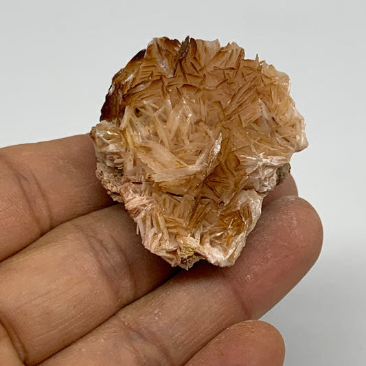 59.2g, 1.8"x1.5"x1.1", Natural Golden Barite Mineral Specimen @Morocco, B33489