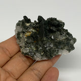 52.8g, 2.4"x1.5"x0.9", Chlorine Quartz Crystal Mineral,Specimen Terminated,B2766