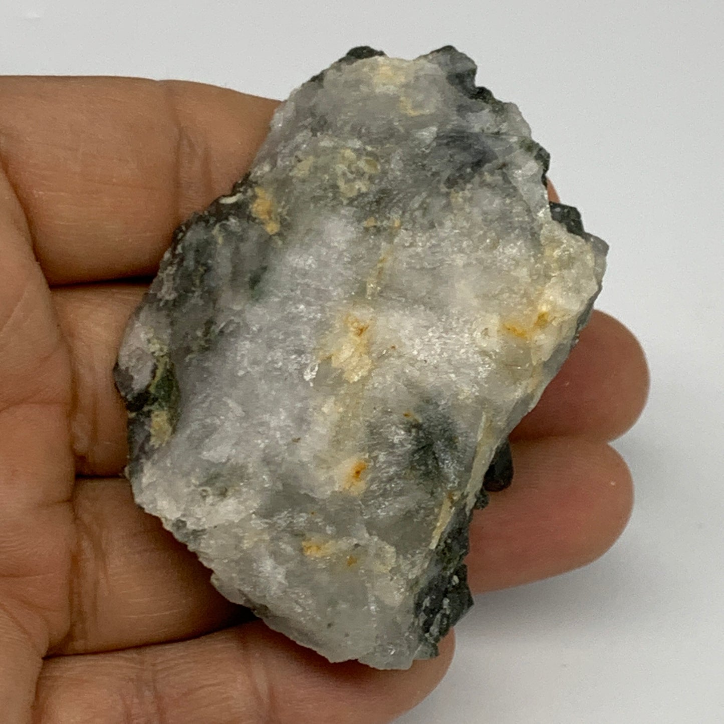 52.8g, 2.4"x1.5"x0.9", Chlorine Quartz Crystal Mineral,Specimen Terminated,B2766